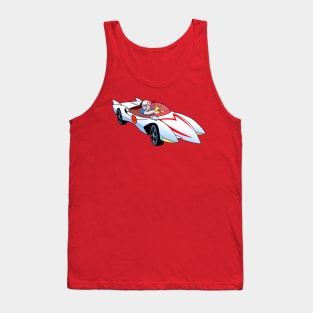 Speed racer mach 5 car Tank Top